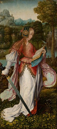 St Catherine, c1510-1520. Creator: Master of Frankfurt
