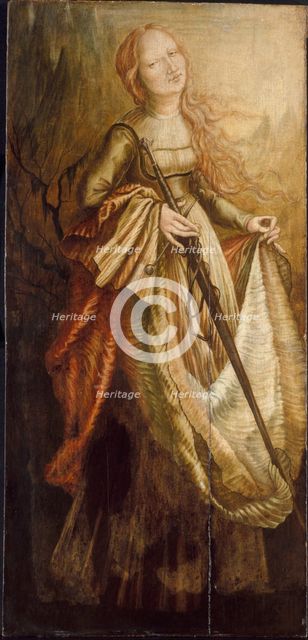 St. Catherine, early 1970s. Creator: Matthias Grünewald (German, c. 1480-1528), imitator of.