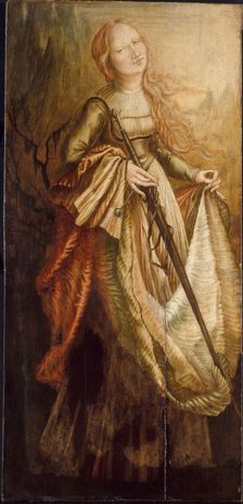 St. Catherine, early 1970s. Creator: Matthias Grünewald (German, c. 1480-1528), imitator of
