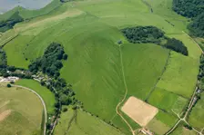 St Catherine's Chapel, field system and quarries at Chapel Hill, Abbotsbury, Dorset, 2014. Creator: Historic England Staff Photographer