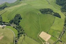 St Catherine's Chapel, field system and quarries at Chapel Hill, Abbotsbury, Dorset, 2014. Creator: Historic England Staff Photographer