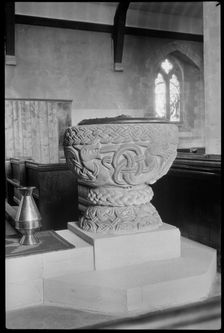 St Cassian's Church, Chaddesley Corbett, Wyre Forest, Worcestershire, 1930-1940. Creator: Marjory L Wight