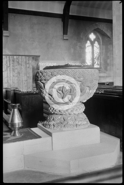 St Cassian's Church, Chaddesley Corbett, Wyre Forest, Worcestershire, 1930-1940. Creator: Marjory L Wight.