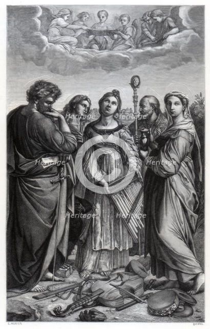 'St Cecilia', 1514 (1870). Artist: Quesnel