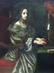 St Cecilia, 1700. Creator: Carlo Dolci