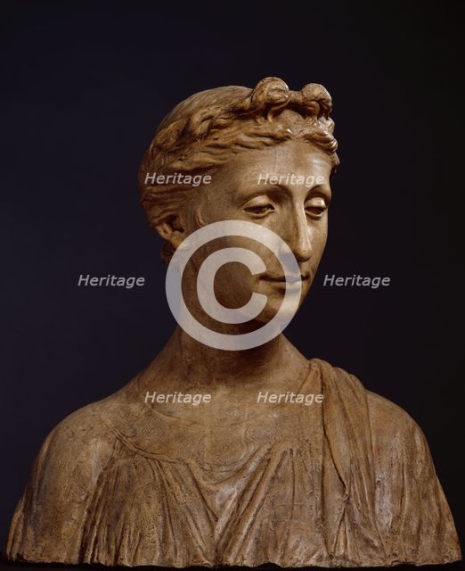 St Cecilia, c15th century, (c1880s). Creator: D Brucciani & Co.