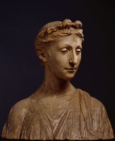 St Cecilia, c15th century, (c1880s). Creator: D Brucciani & Co