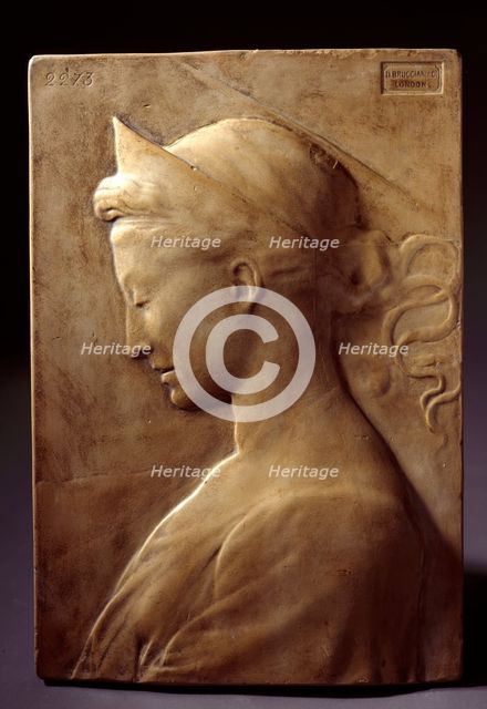 St Cecilia,  c15th century, (c1880s). Creator: D Brucciani & Co.