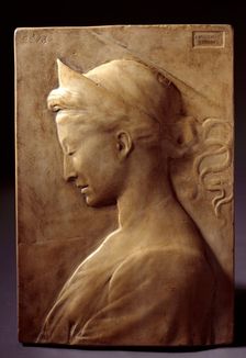 St Cecilia, c15th century, (c1880s). Creator: D Brucciani & Co
