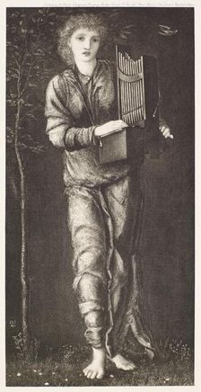 St Cecilia, c1870s, (1900). Creator: Unknown