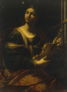 St Cecilia. Creator: Guercino