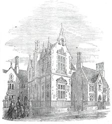St. Chad's new schools, Shrewsbury, 1860. Creator: Unknown