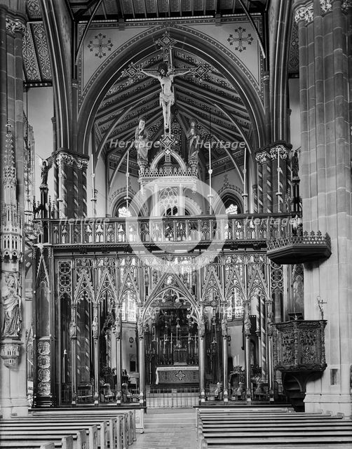 St Chad's Roman Catholic Cathedral, Birmingham, West Midlands, c1940s-1960s. Creator: George Bernard Mason.