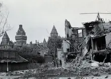 St Charles Hospital, London: building damaged by bomb, (1940). Creator: Unknown