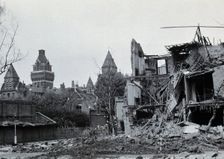 St Charles Hospital, London: building damaged by bomb, (1940). Creator: Unknown
