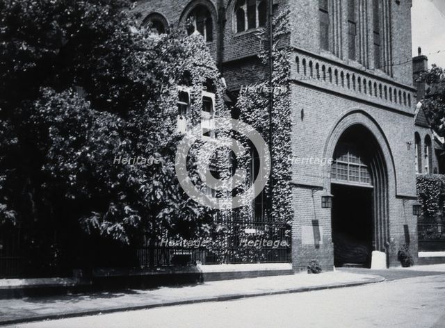 St Charles Hospital, London: the archway and the Medical Superintendent's house, c1930. Creator: Unknown.