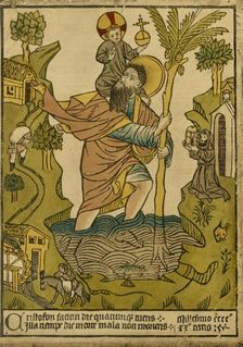 St. Christopher. 1423 1915. Creator: Unknown