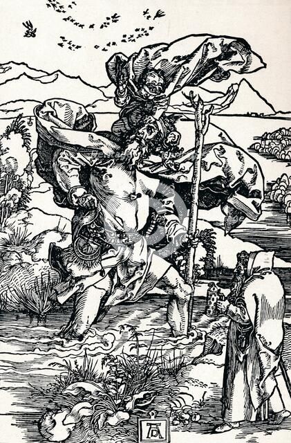 'St Christopher', 1500 (1906). Artist: Albrecht Durer.