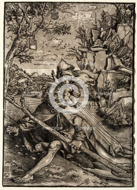 St. Christopher, c. 1509. Creator: Lucas Cranach (German, 1472-1553).