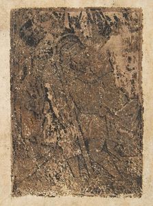 St. Christopher (Schr. 2839m), 15th century., 15th century. Creator: Anon