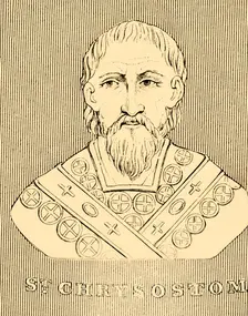 St. Chrysostom (c349-407), 1830. Creator: Unknown
