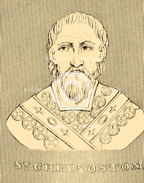 'St. Chrysostom', (c349-407), 1830. Creator: Unknown.