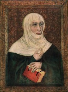 St Clara 1365-1367 (1955). Artist: Master Theodoric