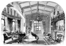 St. Clare, Isle of Wight, the temporary abode of their Royal Highnesses: the Drawing-Room, 1862. Creator: Unknown