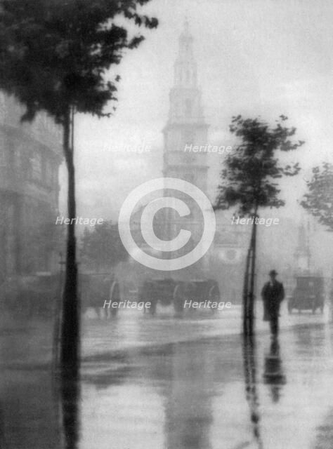 St Clement Danes Church, Strand, London, 1924-1926. Artist: GF Prior