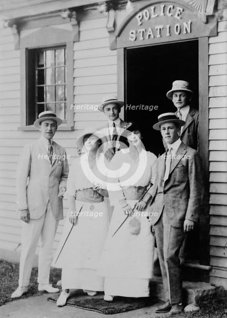 St. Cyr Party - Bar Harbor, Maine, c1914. Creator: Bain News Service.