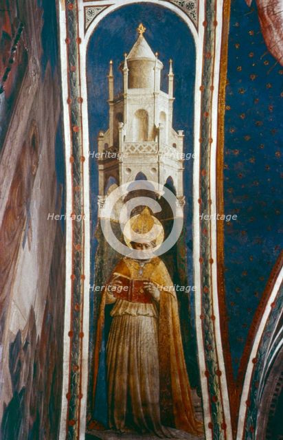 'St Ambrose', mid 15th century. Artist: Fra Angelico