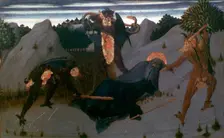 St Anthony Beaten by Devils 1423-1426. Creator: Sassetta