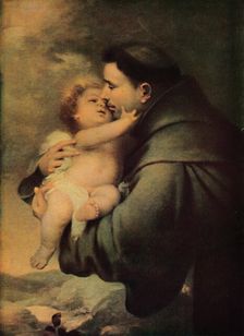 St. Anthony of Padua with the Christ Child mid-late 17th century, (1914). Creator: BartolomÃ© Esteban Murillo