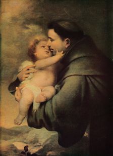 St. Anthony of Padua with the Christ Child mid-late 17th century, (1914). Creator: BartolomÃ© Esteban Murillo