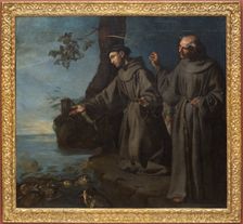 St. Anthony Preaching to the Fishes, c1630. Creator: Francisco Herrera