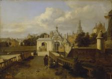 St Antony Gates in Amsterdam, 1660. Creators: Jan van der Heyden, Adriaen van de Velde
