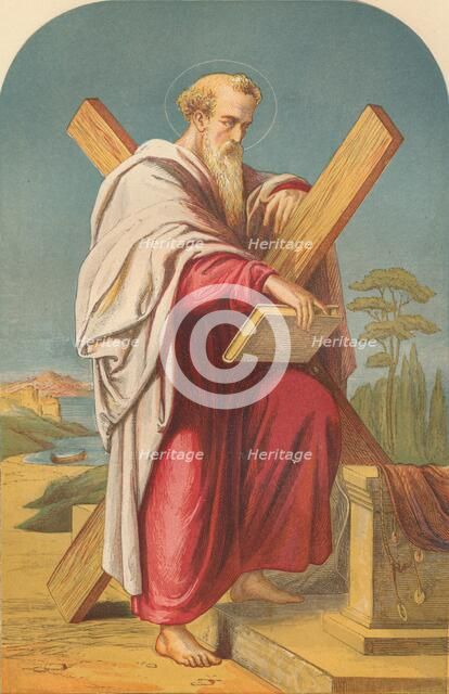 'St. Andrew', mid-late 19th century. Creator: Leighton Brothers.