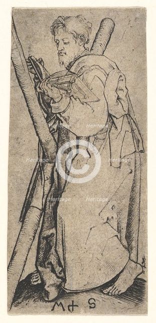 St. Andrew, ca. 1435-1491. Creator: Martin Schongauer.