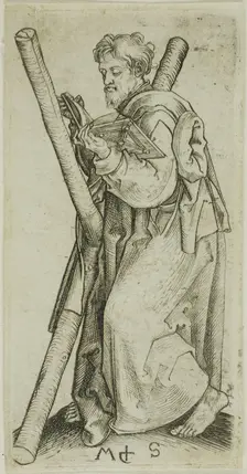 St. Andrew, from Apostles, n.d. Creator: Martin Schongauer
