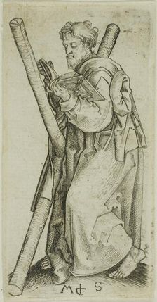 St. Andrew, from Apostles, n.d. Creator: Martin Schongauer