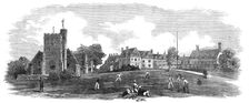 St. Andrew's Church and College, Bradfield, Berkshire, 1865. Creator: Unknown