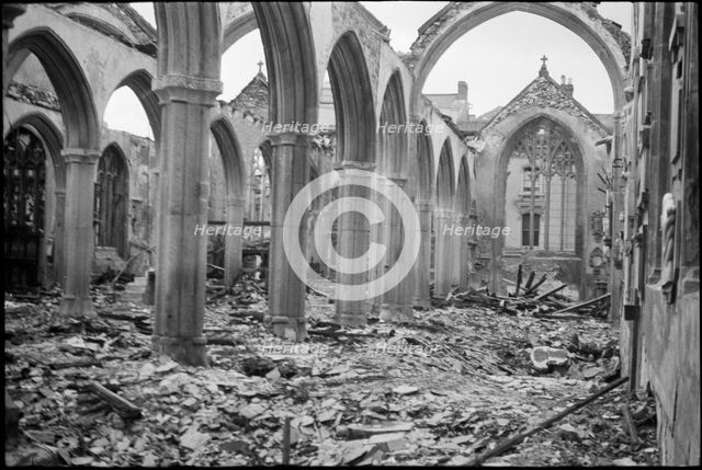 St Andrew's Church, Catherine Street, Plymouth, 1941. Creator: John Newenham Summerson.