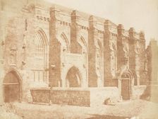 St. Andrews. The College Church of St. Salvator, 1843-47. Creators: David Octavius Hill, Robert Adamson, Hill & Adamson