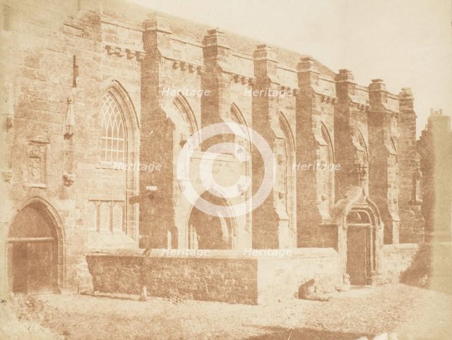 St. Andrews. The College Church of St. Salvator, 1843-47. Creators: David Octavius Hill, Robert Adamson, Hill & Adamson.