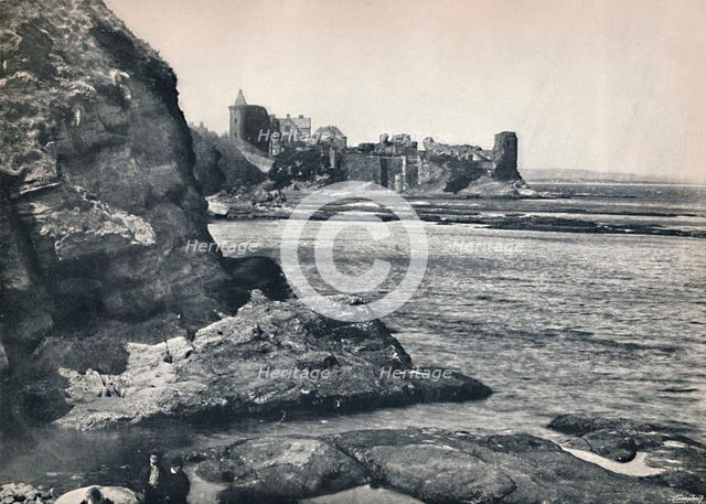 'St. Andrews - The Castle, Seen from the South-East', 1895. Artist: Unknown.