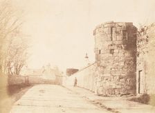 St. Andrews. The Abbey Wall, 1843-47. Creators: David Octavius Hill, Robert Adamson, Hill & Adamson