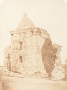 St. Andrews. The Fore Tower of the Castle, 1843-47. Creators: David Octavius Hill, Robert Adamson, Hill & Adamson
