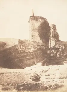 St. Andrews. The Fore Tower of the Castle, 1843-47. Creators: David Octavius Hill, Robert Adamson, Hill & Adamson