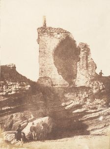St. Andrews. The Fore Tower of the Castle, 1843-47. Creators: David Octavius Hill, Robert Adamson, Hill & Adamson