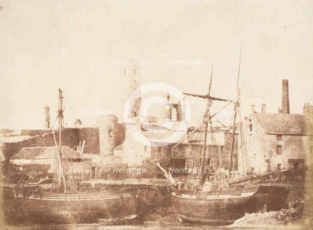 St. Andrews. The Harbor, 1843-47. Creators: David Octavius Hill, Robert Adamson, Hill & Adamson.